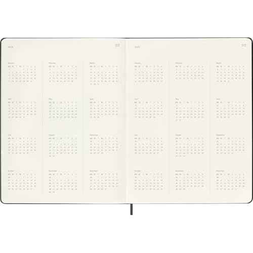 Moleskine 12 Month 2026 PRO Smart Weekly Vertical Planner, Hard Cover, XL (7.5" x 9.5") Black: Compatible with Moleskine Smart Pen (Smart Set Sold Separately)