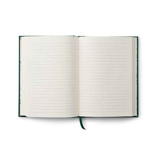 RIFLE PAPER CO. There Are Always Flowers Embroidered Journal | 240 Ruled Pages, Cloth Cover with Floral Embroidery & Grosgrain Ribbon Bookmark, Lay-Flat Binding, 8" L x 5.75" W
