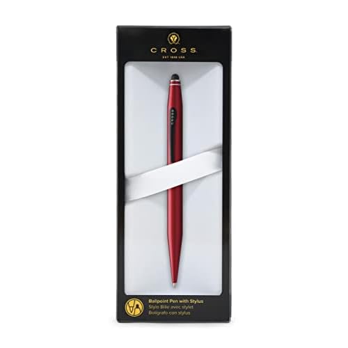 Cross Tech2 Ball Pen with Stylus (Red) in Blister Metallic Rot