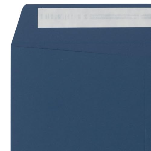 LUXPaper Navy Blue 10x13 Open End Envelopes Pack of 50 | Peel & Press, 80lb Text