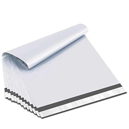 UCGOU White Poly Mailers 14.5x19 Inches Self-Sealing Waterproof 50 Pack