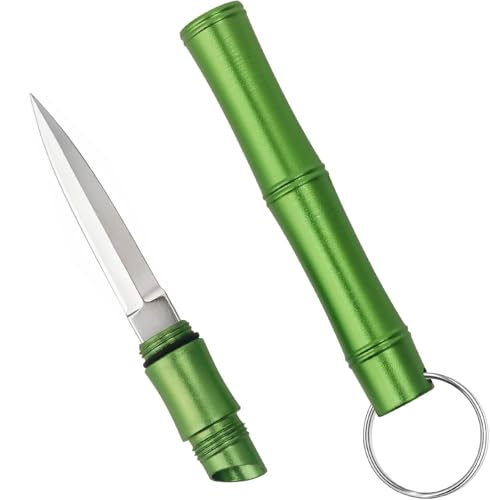 FENNIDICE Bamboo-Inspired Letter Opener with Detachable Steel Blade Portable Envelope Cutter