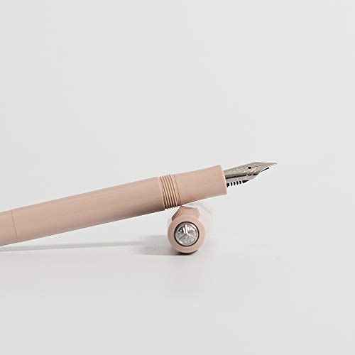 Kaweco Sport Skyline Fountain Pen Macchiato, Fine Nib Sport Octagonal Clip Chrome