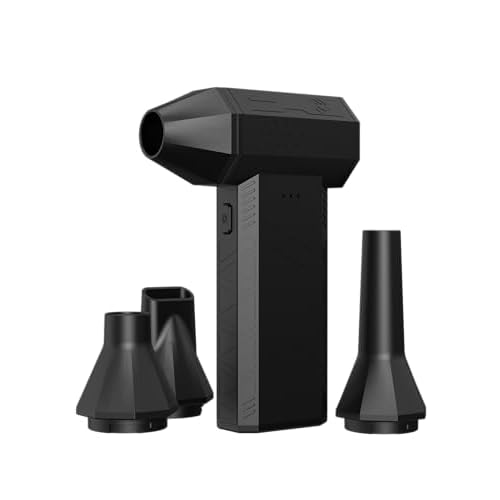 X3 Mini Electric Compressed Air Duster ? 110,000RPM Powerful Turbo Jet Blower, 3-Gear Adjustable Computer Duster with Fast Charging and Overheat Protection,Dust Blower for Keyboard,Computer