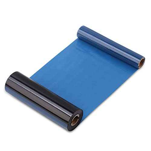 4.33" x 244' Thermal Transfer Ribbon - 1 Roll. Resin Thermal Transfer Ribbon 1/2 inch core Ink Out for Zebra Eltron Datamax Zebra GC420t GK420t GX420t TLP2442 TLP2844