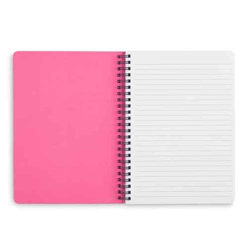 Steel Mill & Co Cute Mini Spiral Notebook for Theater Lovers, 8.25" x 6.25" Journal with Durable Hardcover and 160 Lined Pages, Wicked Word Art