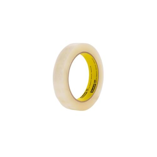 3M Scotch Light Duty Packaging Tape 600 Clear High Clarity, 3/4 in x 72 yd
