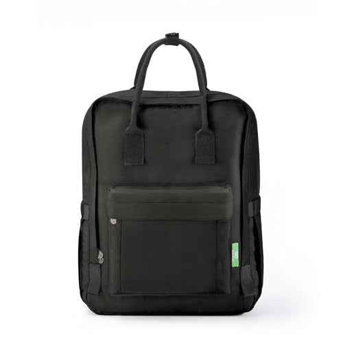 Waterproof Recycled Canvas Twin-Handle Backpack ? Sustainable Laptop Backpack