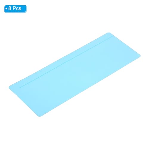 PATIKIL Sky Blue Guided Reading Strips - 8 Pack Highlight Bookmark for Focus