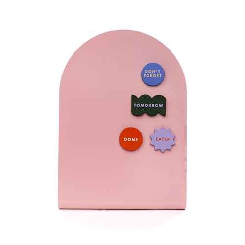 Kikkerland Inkerie Pink Magnetic Memo Board