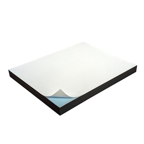 Foam Board 8x10 Inch, 3/4" Thick with Self-Adhesive Front - Photo Mounting, School Presentations, Arts & Crafts - Easy Peel & Stick, Perfect for Home Decor & Student Projects (8x10, 1, Piece)