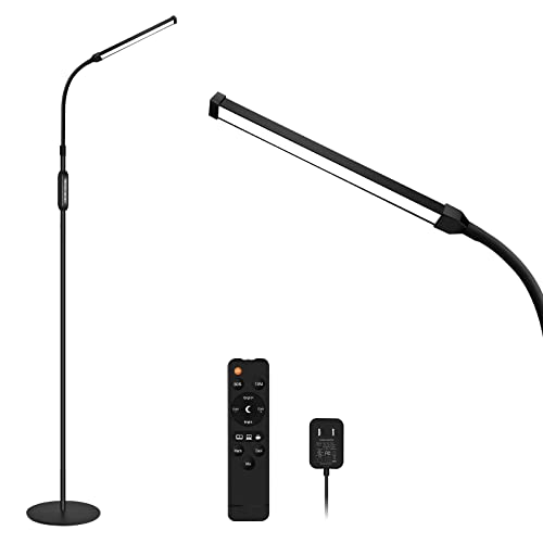 Bright LED Floor Lamp Adjustable Gooseneck Standing Eyelash Light for Eyelash Extensions tattooing Light Reading lamp