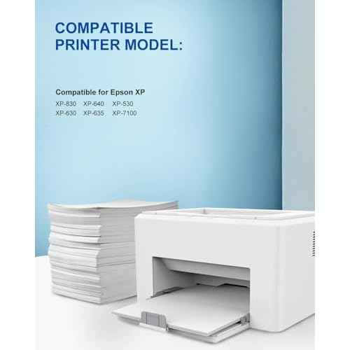 410 XL Ink Cartridges Remanufactured for Epson 410XL Ink Cartridges 5 Pack to Use with Epson Expression XP-7100 XP-830 XP-640 XP-630 XP-635 XP-530 Printers (Black, Cyan, Magenta, Yellow, Photo Black)