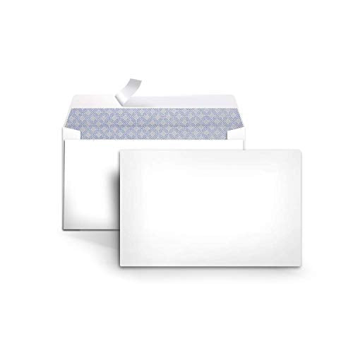 Amazon Basics #6 3/4 Security-Tinted Self-Seal Envelopes, White, 100-Pack