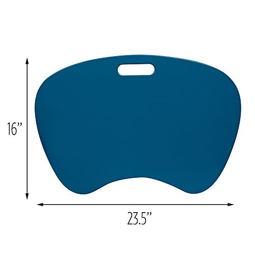 Honey-Can-Do TBL-06321 Portable Laptop Lap Desk with Handle, Indigo Blue, 23 L x 16 W x 2.5 H