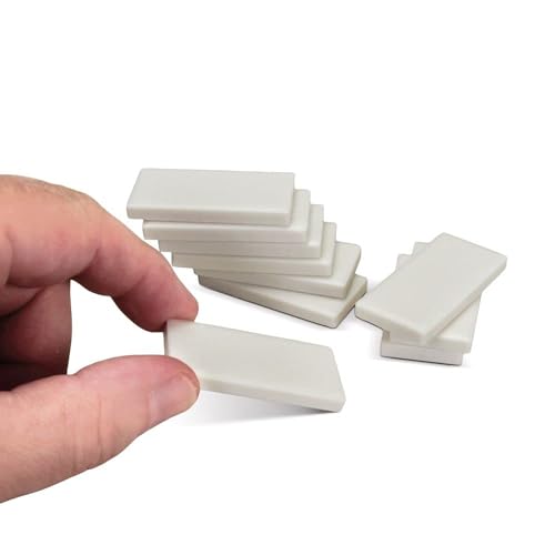 United Scientific White Streak Plates for Mineral Testing, Geology Lab Supplies