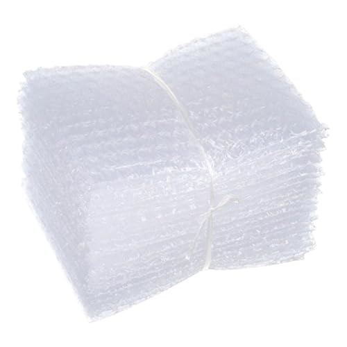 100 Pcs Clear Bubble Pouch Bags - Protective Shipping & Packing Wraps