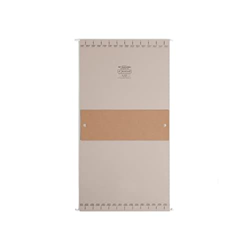 Smead TUFF Extra Capacity Box Bottom Hanging Folder, 4" Expansion, 1/3-Cut Easy Slide Tab, Letter Size, Steel Gray, 18 per Box (64242)