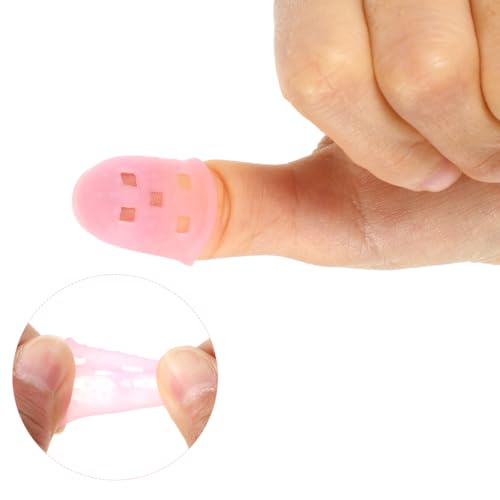 Rubber Finger Tips Protectors 30 Pcs Anti-Slip Silicone Covers for Crafts & Sewing