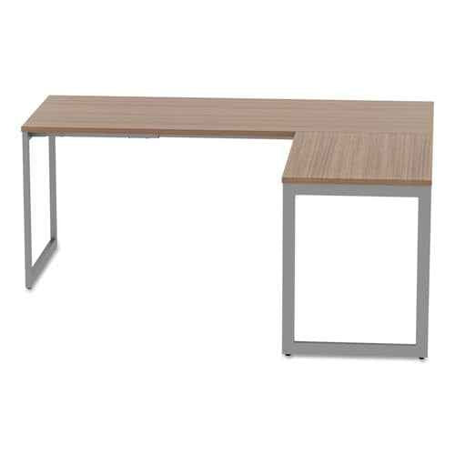 Alera alera Open Office Series o-Leg Return Base, Fully Adjustable, 36 to 70.78w x 23.38d x 28.5h, Silver