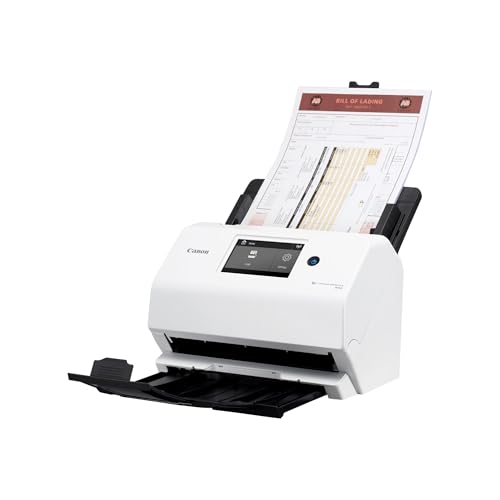 Canon imageFORMULA R50 Document Scanner with Touchscreen, Wi-Fi & USB