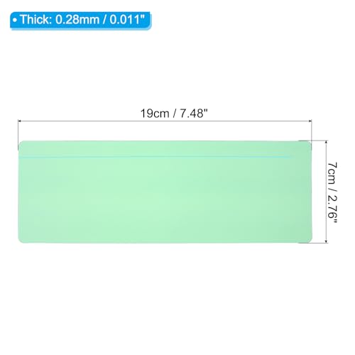 PATIKIL Guided Reading Strips - 10 Pack Grass Green Overlays Reduce Visual Stress