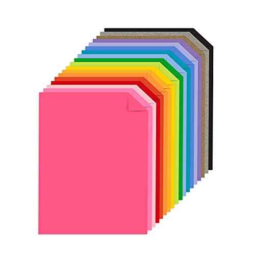 Neenah Astrodesigns Cardstock Pack 8.5"X11" 72/Pkg - 18 Bold & Vivid Colors