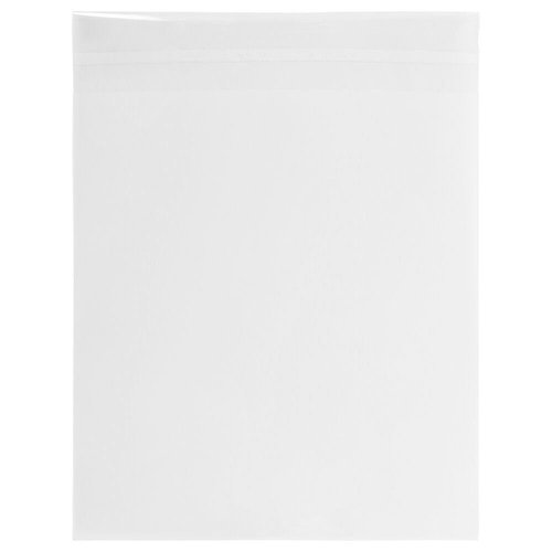 JAM PAPER Cello Sleeves with Self Adhesive Closure - 10 x 13 - Clear - 100/Pack
