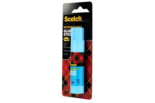 3M Removable Restickable Glue Stick .49oz Repositionable 3-Pack – Craft & Office Glue