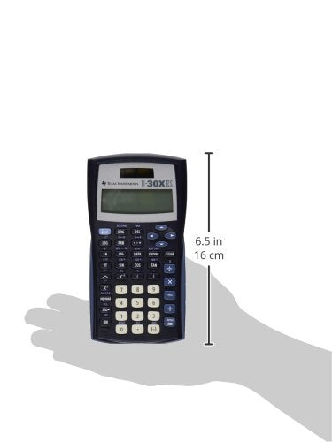 Texas Instruments TI-30XIIS Scientific Calculator Black - Two-Line Display, Math & Science