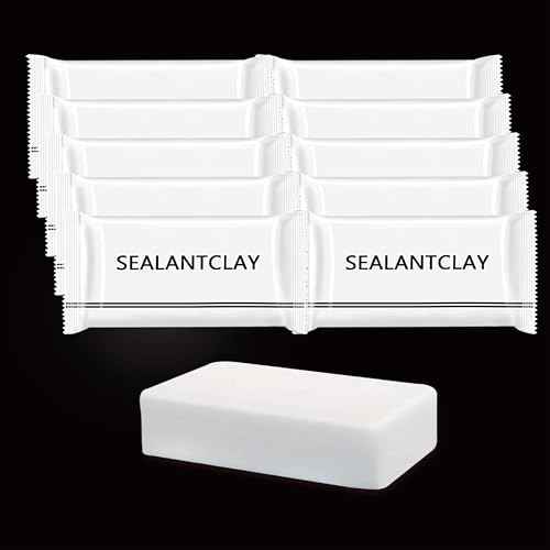 10-Pack Premium Waterproof Wall Repair Sealing Clay Duct Seal Ideal for Wall Hole Repair, Air Conditioning and Drainage Pipes Quick and Easy Solution