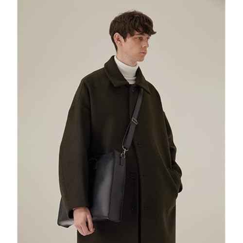 Messenger Bag for Men ?Vegan Leather Laptop Horizontal Bag for Women Fits 16In Laptop ? Crossbody Bag Men Shoulder Bag with Shoulder Strap