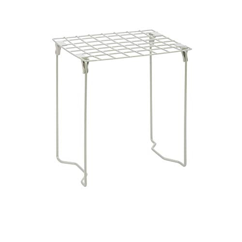 Honey-Can-Do Stackable Steel Wire Locker Shelf, Silver Metal Storage