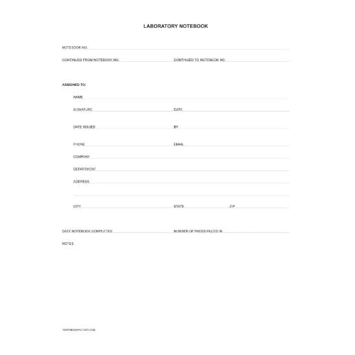 BookFactory Lab Notebook Laboratory Notebook - 240 Pages (.25'' Grid Format), 8 7/8'' x 11 1/4'', Blue Cover, Section Sewn Hardbound (Made in USA)