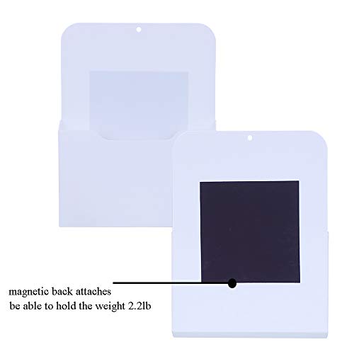 Antner White 2 Pack Magnetic Letter Size Wall File Organizer Office Supplies