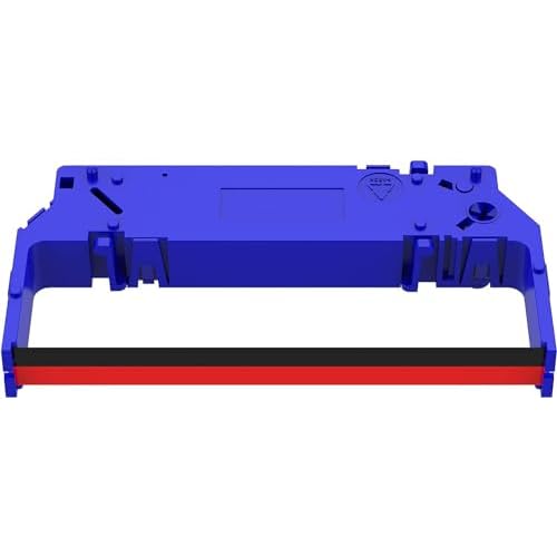 24-Pack Compatible SP700 Printer Ribbon B/R Replacement for Star RC-700BR SP-700BR SP-712 SP-742 Ink Ribbon, Black and Red