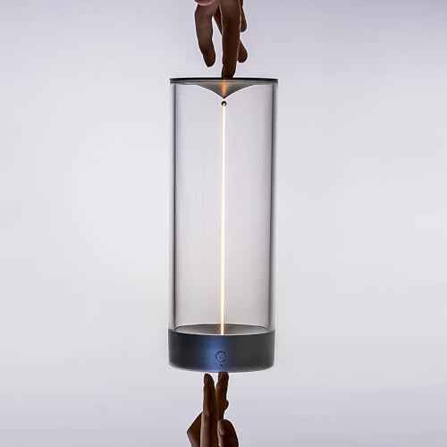 AUGE LIGHT Minimalist Desk Lamp Cordless Table Lamp LED Rechargeable Modern Nightstand Lights Dimmable with 3 Levels for Gaming, Home Office, Bedroom, Living Room, Kitchen, Bar