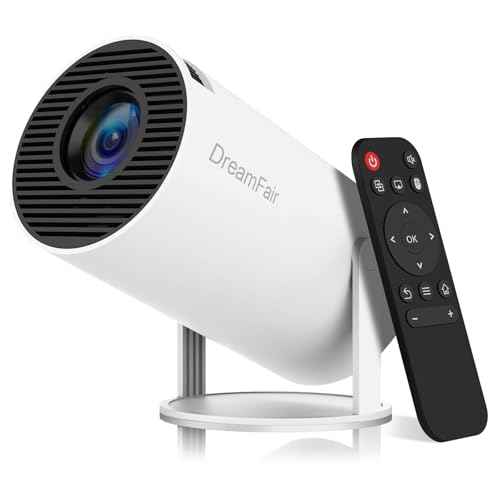 Mini Projector, Support 4K 1080P Portable Projector with Dual Band WIFI6 5G Wireless 5.2 Bluetooth Android 11, 200 ANSI Lumens, 180¡Æ Rotatable, Auto Keystone Correction,35"-130" Screen Video Projector