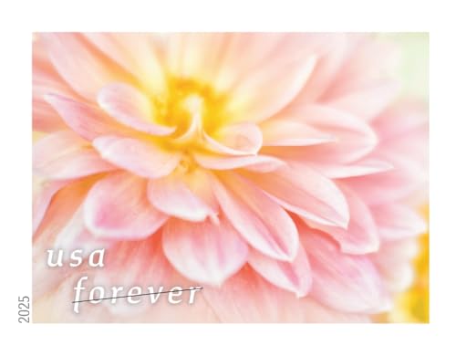 20 First-Class Mail Forever Postage Stamps - Dahlias Flower Design