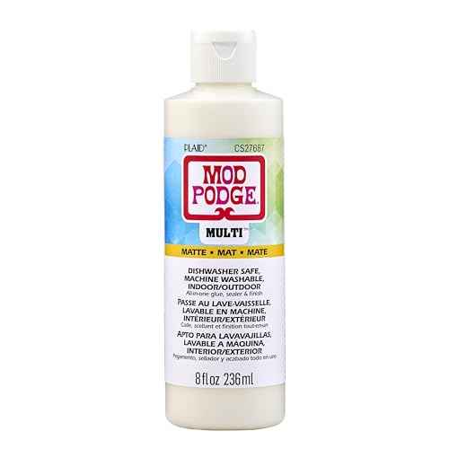 Mod Podge Matte Multi-Surface All-in-One Glue, Sealer, and Finish, Perfect for Indoor and Outdoor Arts and Crafts Projects, CS27687
