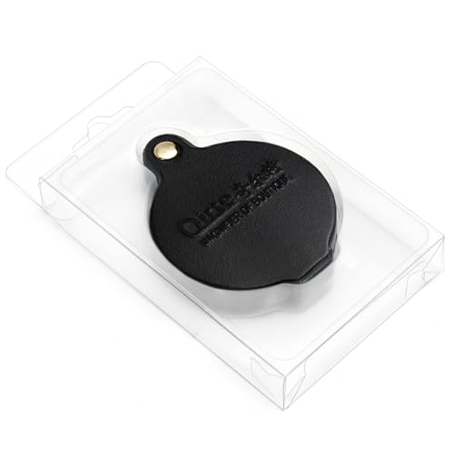 10x Pocket Magnifying Glass for Seniors & Kids, Folding Handheld Lens