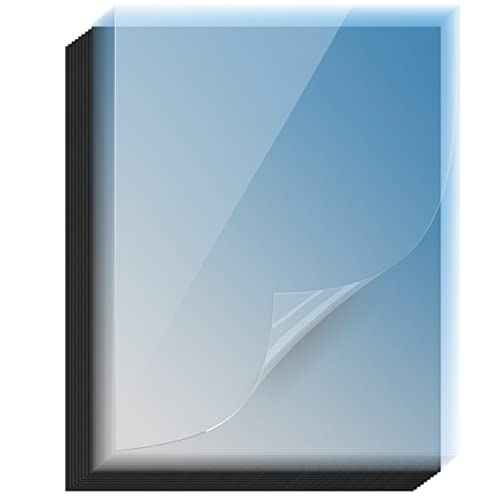 HOUYEE 120 Pack Binding Covers Set, 8.5x11 Inches, Including 60 Pcs 12 Mil Sand Plastic Texture, 60 Pcs 10 Mil Clear Binding Covers