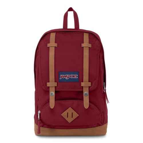 JanSport Cortlandt Laptop Backpack, Russet Red, 15¡± Laptop Sleeve-Synthetic Leather Shoulder Computer Bag with Large Compartment, Padded Straps- Rucksack for Men, Women