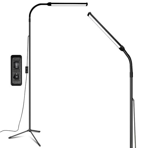 Led Floor Lamp for eyelash extensions Standing light Floor Lamps for Office Standing Lamp Brightness eyelash lamp tattoo Light Eye Caring Reading lamp for Bedroom makeup light lash light extension