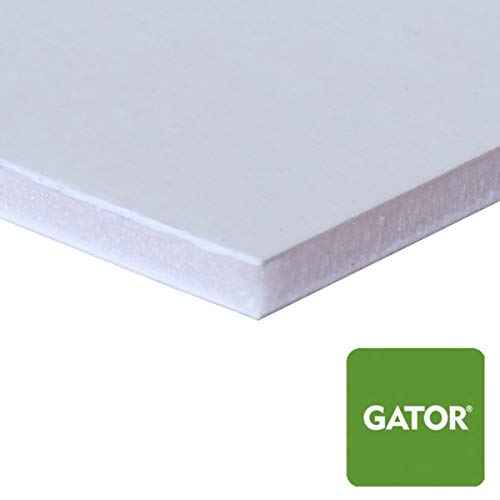White Gator Board - 3/16" Thickness - Multiple Sizes - 10 Pieces - 10 pc Multi Pack - Rigid Foam Backing Board (9 x 12)