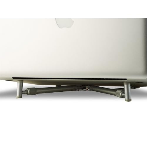 Ergonomic Aluminium Portable Foldable Cooling X-Stand for 12"-17" Laptops, Notebook PC, MacBook