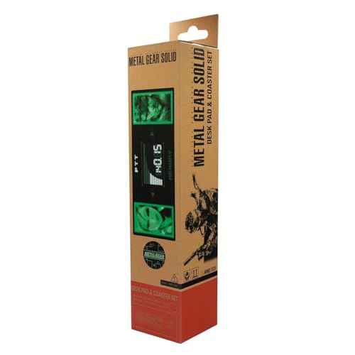 Metal Gear Solid XL Desk Pad and Coaster Set