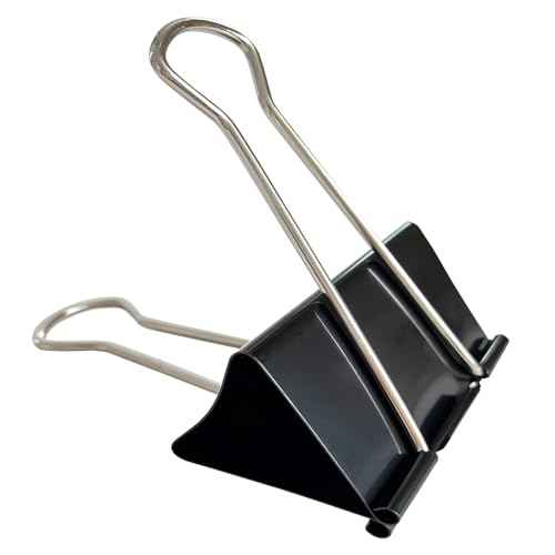 36PCS Jumbo Binder Clips 3 Inch, Black, Binder Clips Extra Large Heavy Duty for Office Supplies