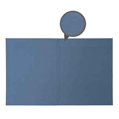 SUNEE Certificate Holders(Navy Blue, 50 Packs), Diploma Covers Gold Foil Border, for Letter Size 8.5x11 Certificates, Cardstock, Document Papers