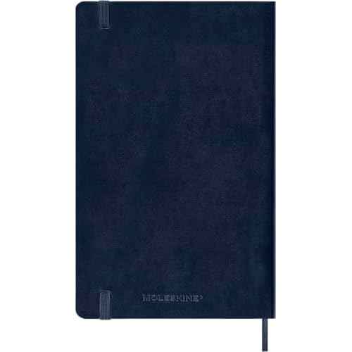 Moleskine Classic 12 Month 2026 Weekly Planner, Soft Cover, Large (5" x 8.25"), Sapphire Blue, 144 pages